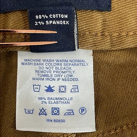 Lands’ End Fit 1 Brown Denim Jeans 4 - Picture 8 of 13